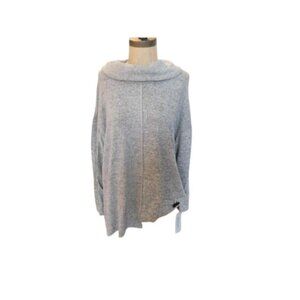 Jess & Jane Size M Medium Gray Heather cowl Neck Boutique Top NWT